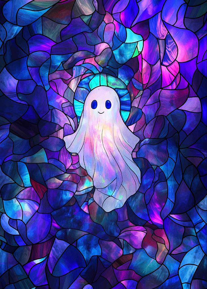 Stained Glass Ghost