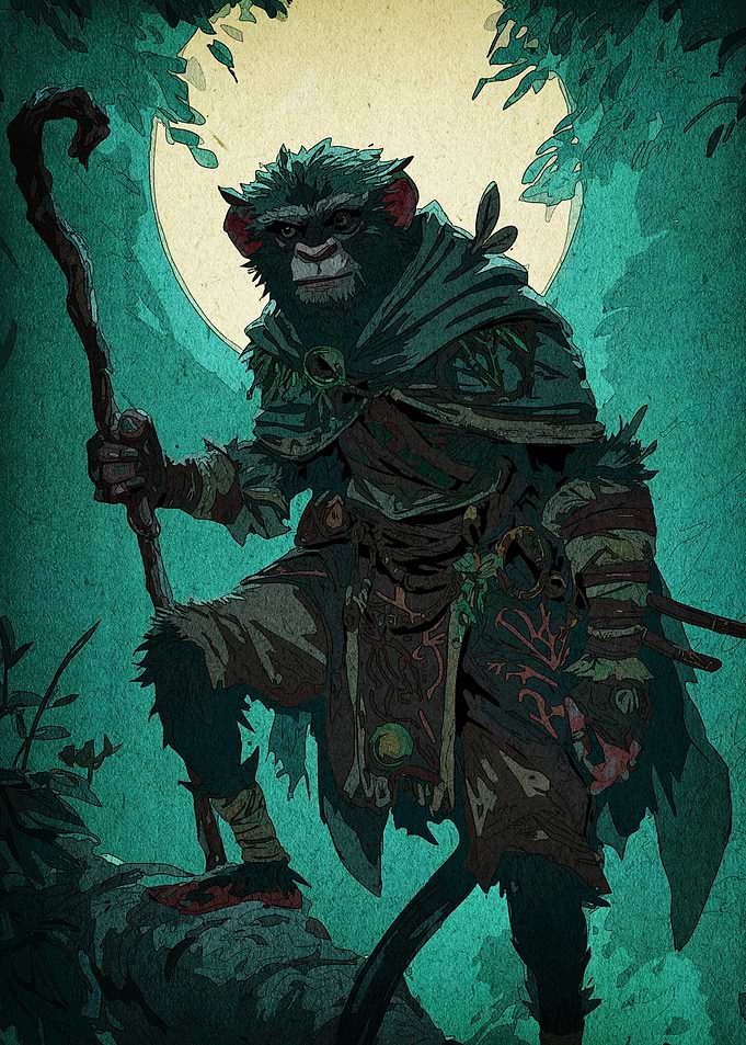 Monkey Warrior Forest