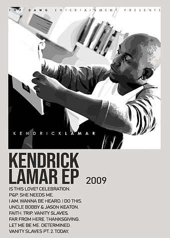 Kendrick Lamar EP 2009 Album Cover