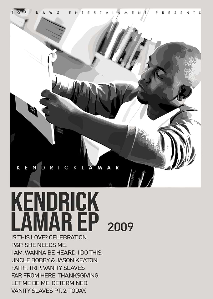 Kendrick Lamar EP 2009 Album Cover