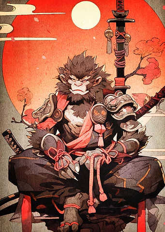 Monkey Warrior Sword