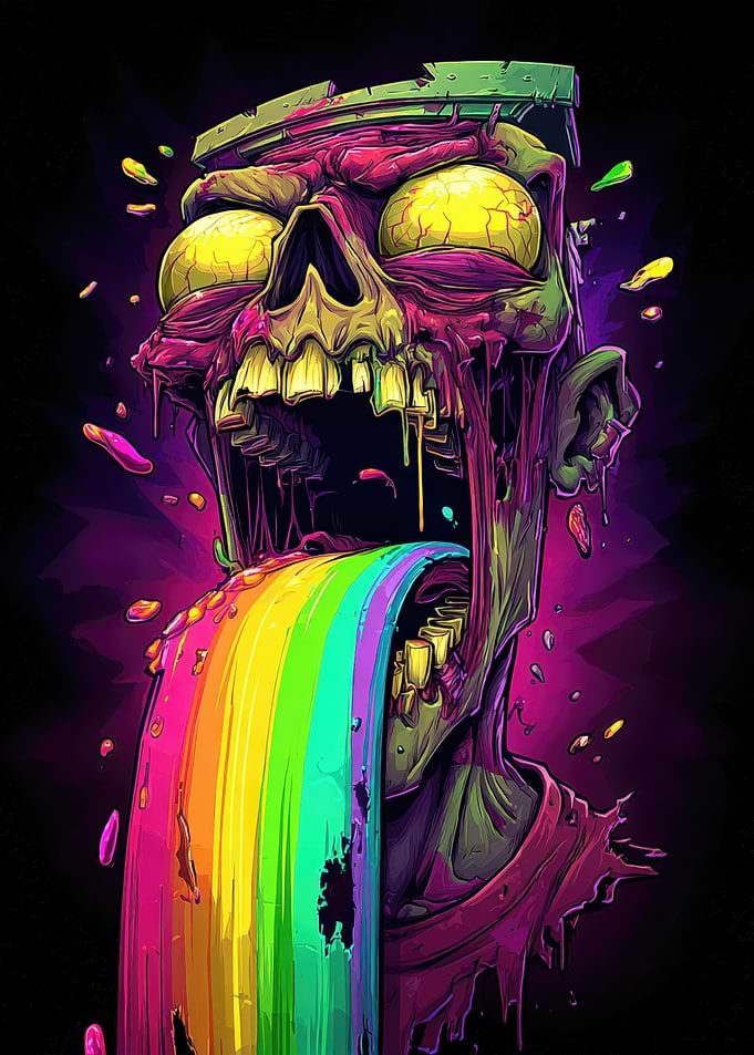 Rainbow Zombie