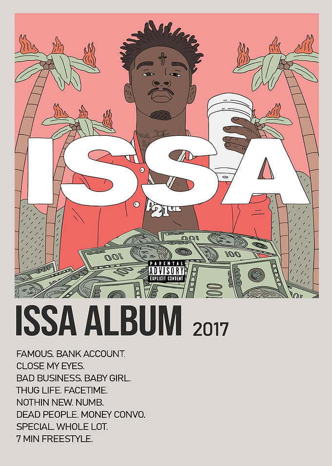 21 Savage - Issa Album Cover