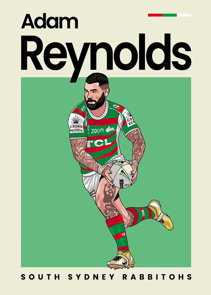 Adam Reynolds South Sydney Rabbitohs Artwork
