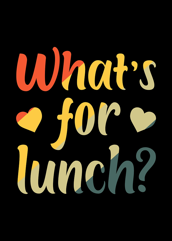 What's for lunch? Retro design