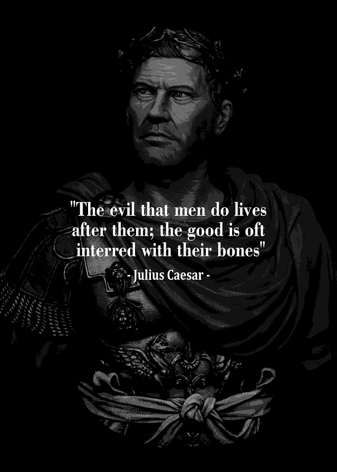 Julius Caesar Quote Portrait