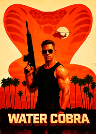 Water Cobra Action Movie Poster