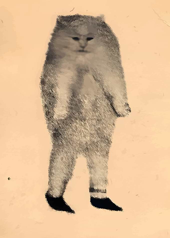 Anthropomorphic Cat Creature