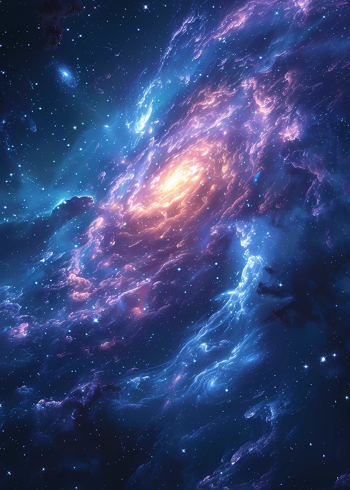 Vibrant Nebula in Deep Space