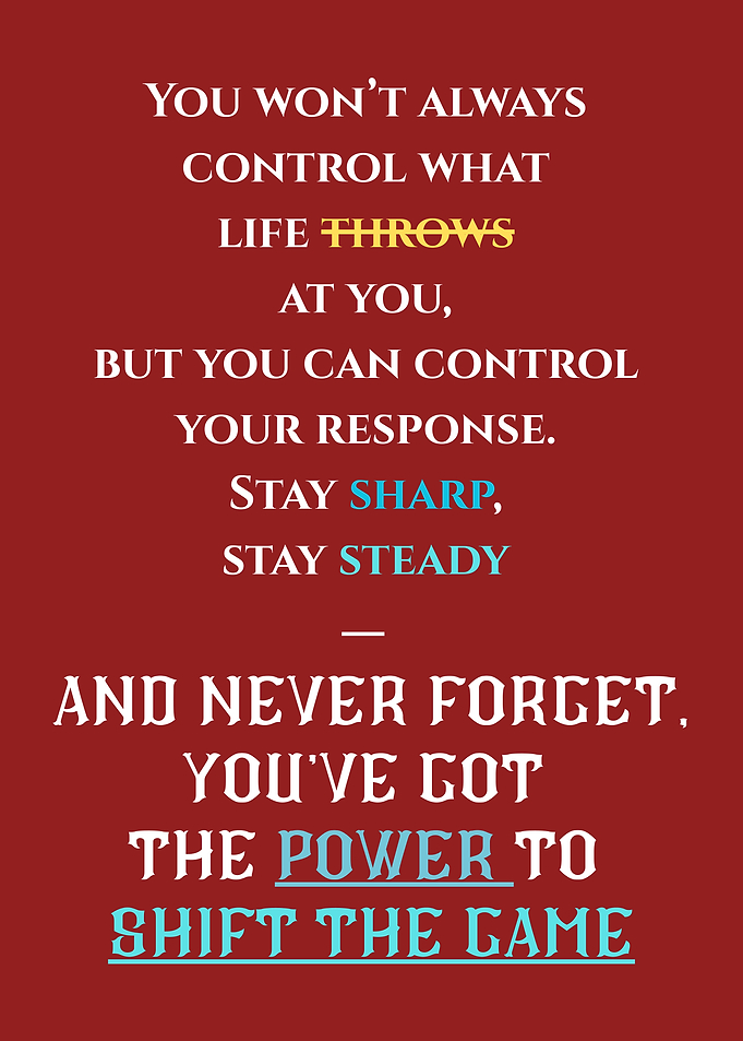 Inspirational Quote: Control Your Response