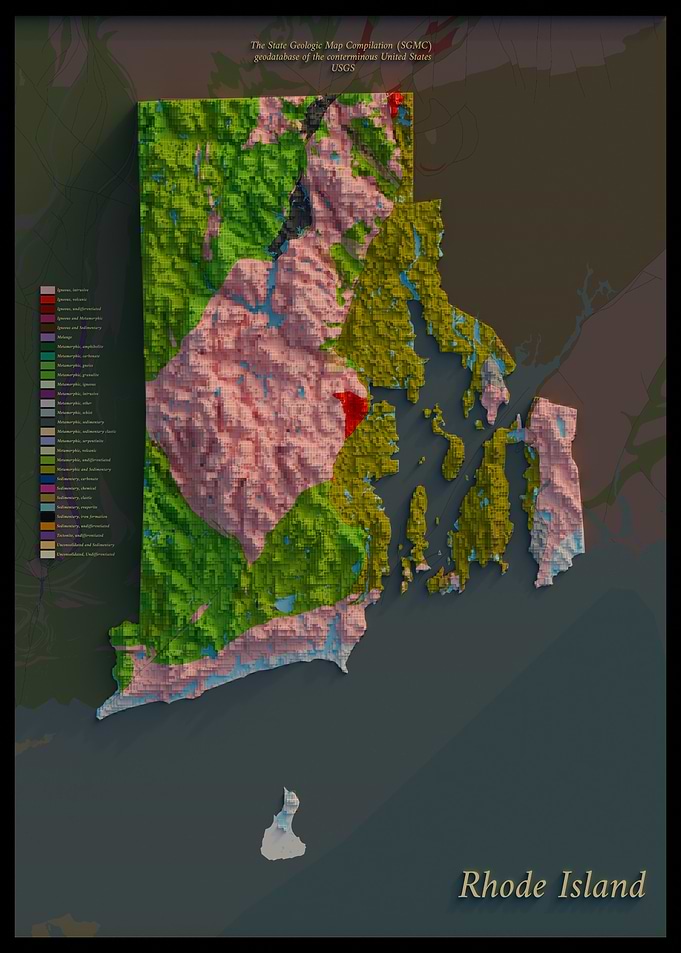 Rhode Island Geological Map