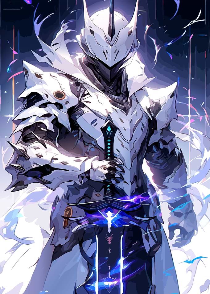 White Knight with Sword