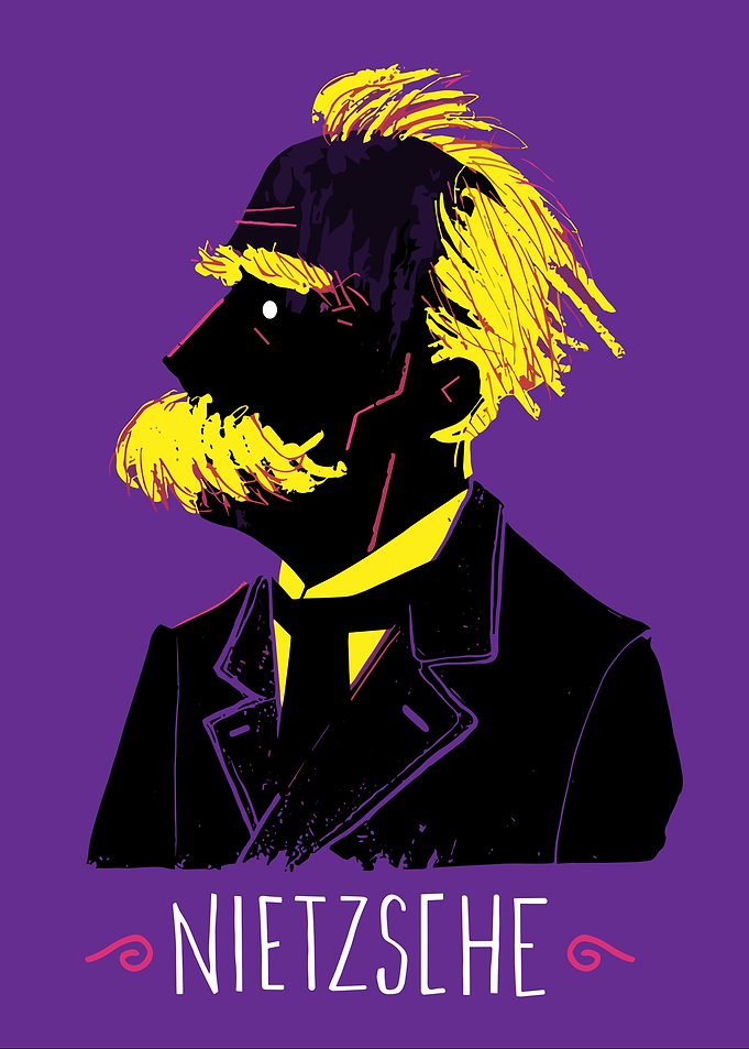 Nietzsche Portrait Illustration
