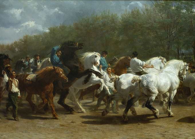 Horse Fair Painting