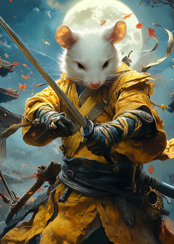 Samurai Mouse Warrior