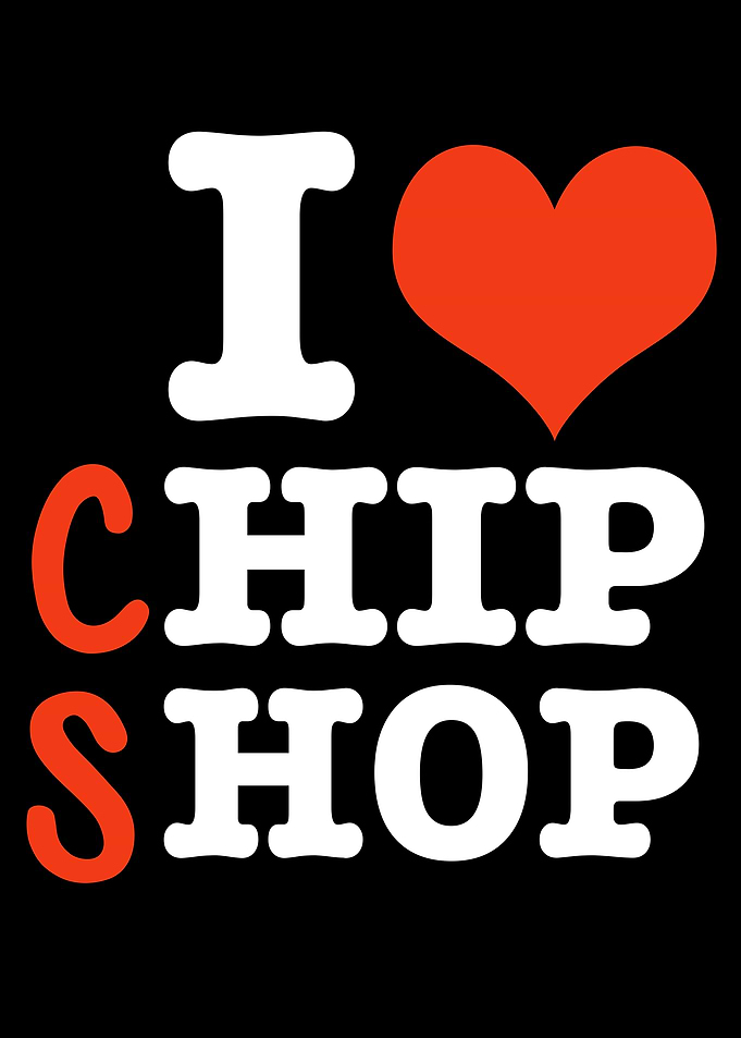 I Love Chip Shop Graphic