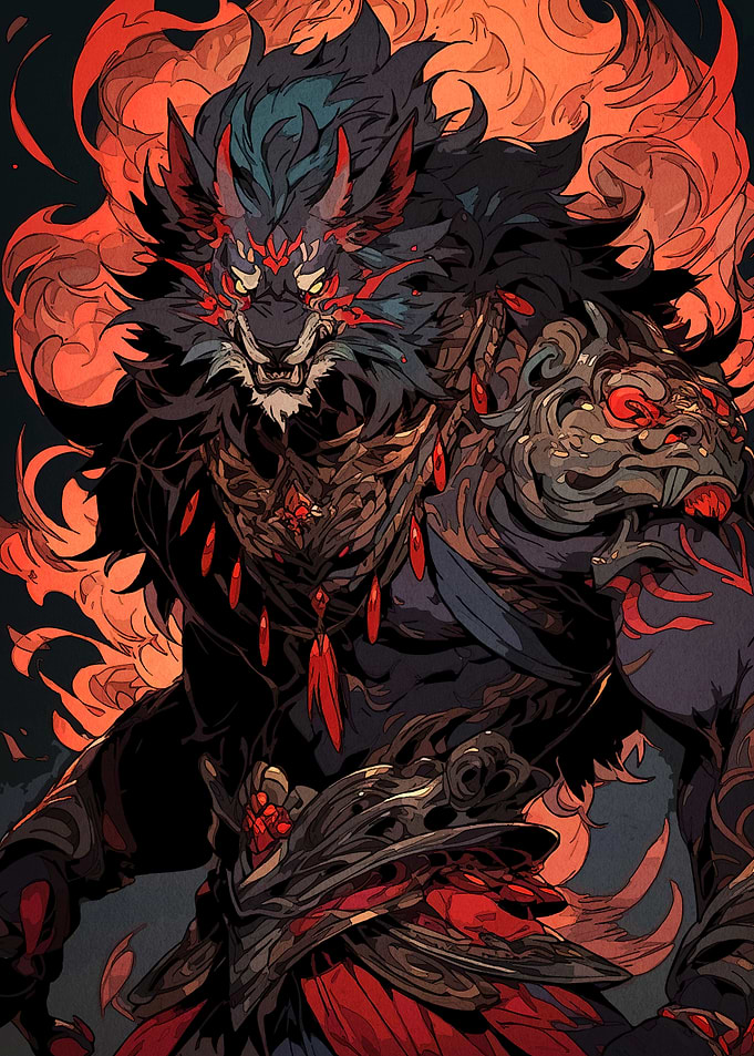 Wolf Warrior Fiery
