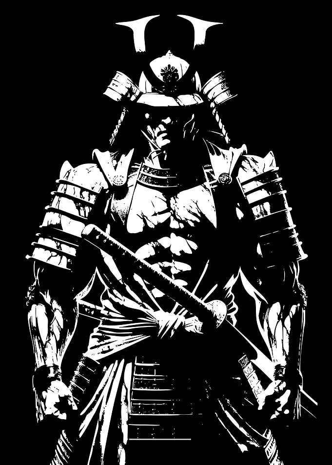 Samurai Warrior Illustration
