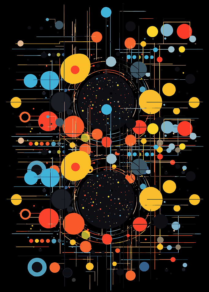 Abstract Dots and Lines