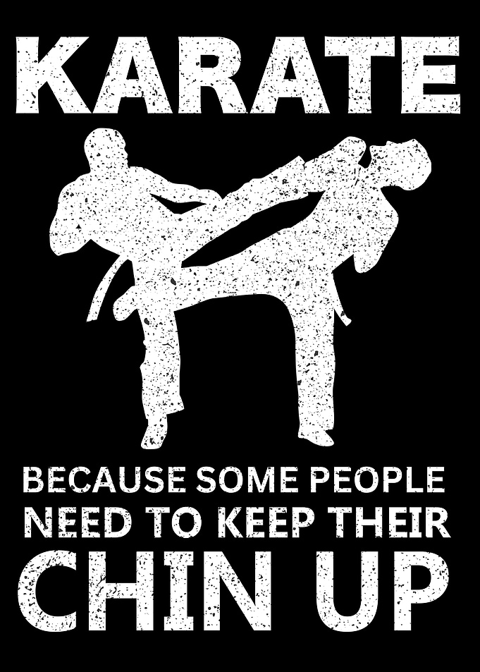 Karate Keep Chin Up