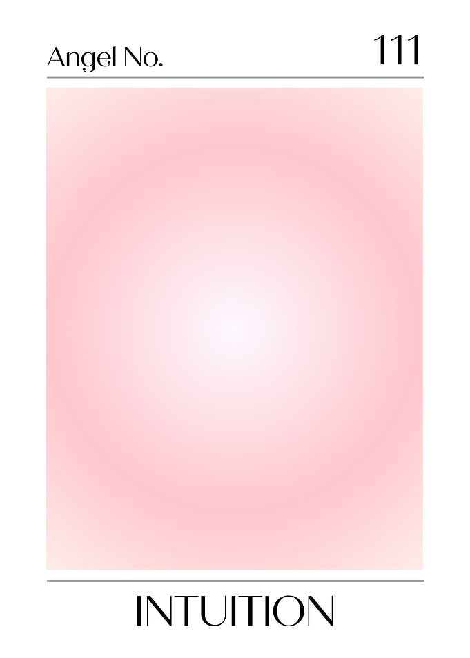 Angel Number 111 Intuition Card