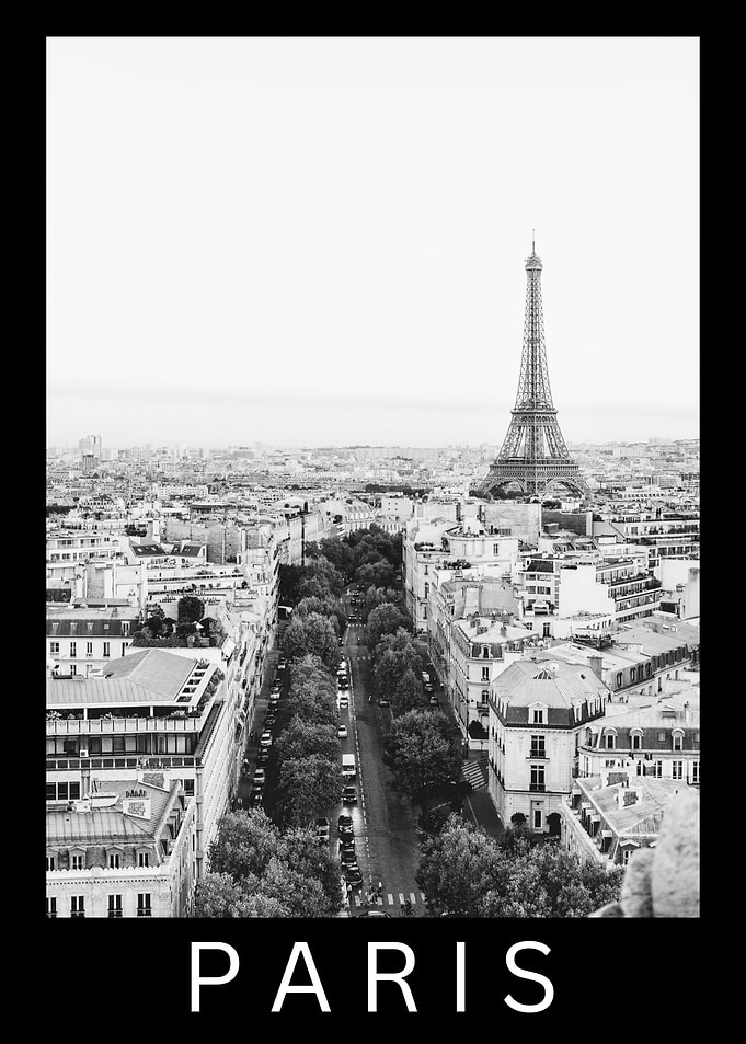 Paris Cityscape with Eiffel Tower