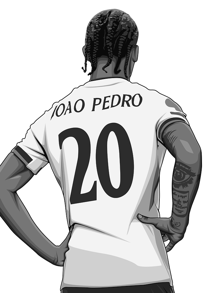 João Pedro Black and White Version