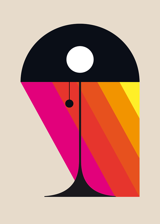 Abstract Lamp Illustration