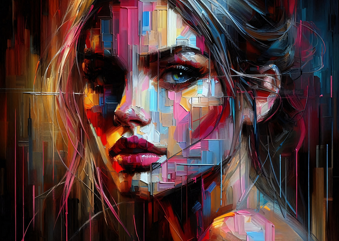 Abstract Portrait of a Woman
