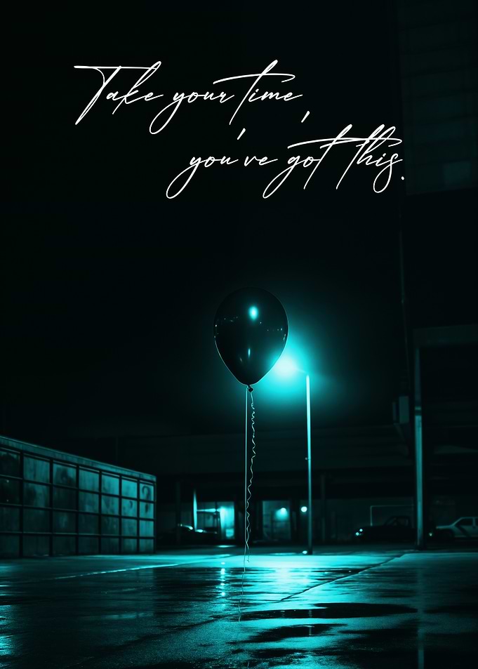 Take your time, you've got this. Dark Ambient