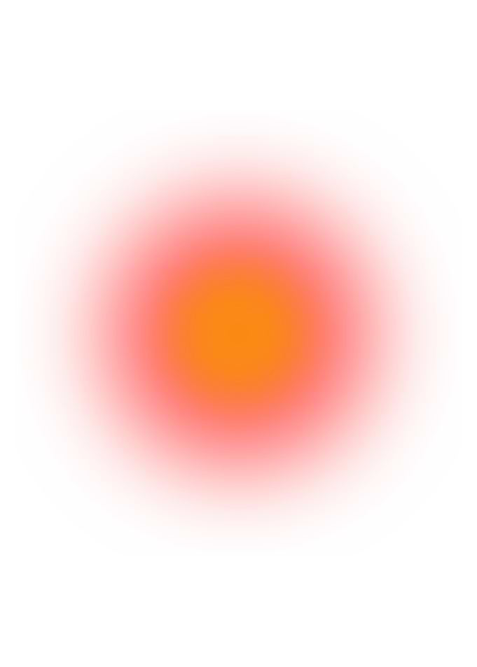 Orange and Pink Gradient Circle