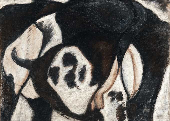 Abstract Cow Painting