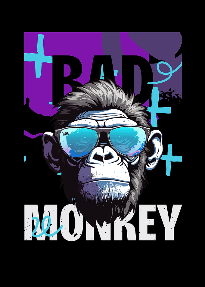 Cool Monkey with Sunglasses