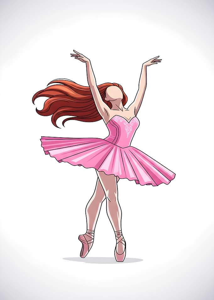 Ballerina in Pink Tutu