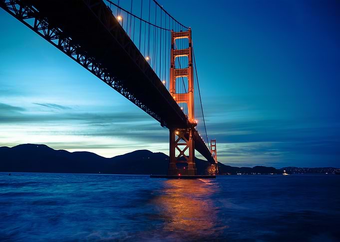 Golden Gate Bridge at Night