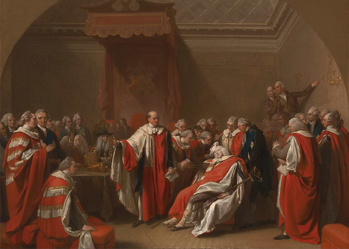 Historical Painting of a Royal Scene