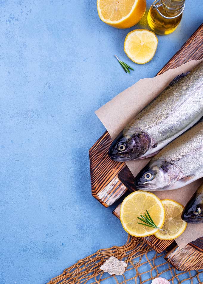Fresh Trout with Lemon and Rosemary