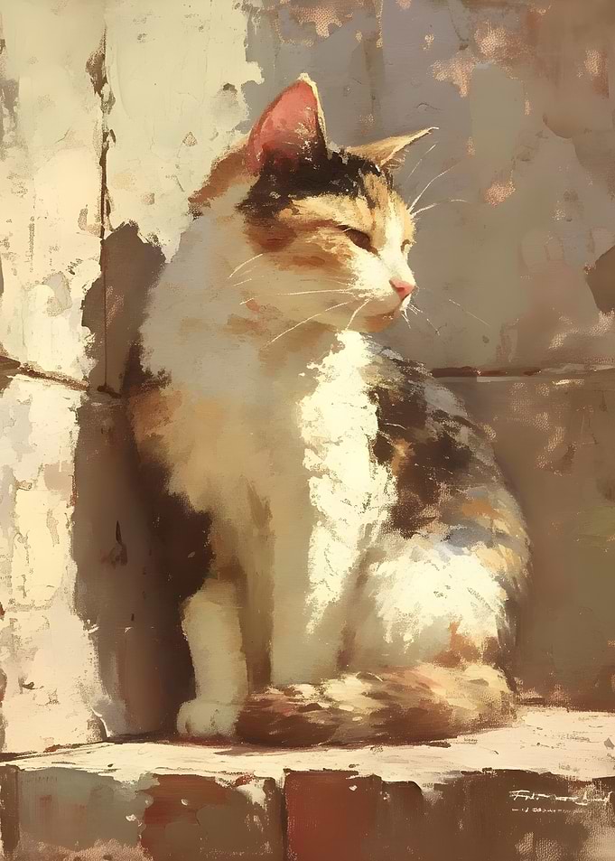 Calico Cat Portrait