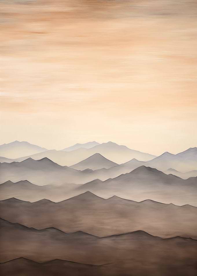 Misty Mountain Landscape