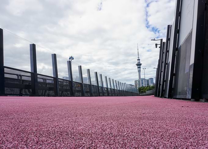 Sky Tower with Pink Path