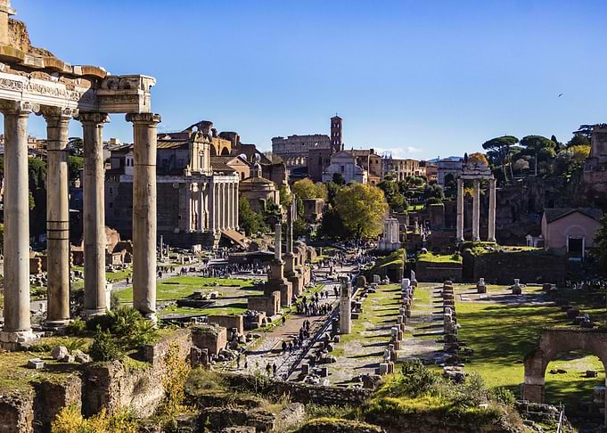 Roman Forum Ruins, Rome, Italy