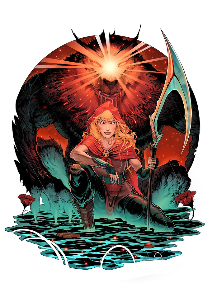 Red Riding Hood and the Werewolf - Dark Fantasy
