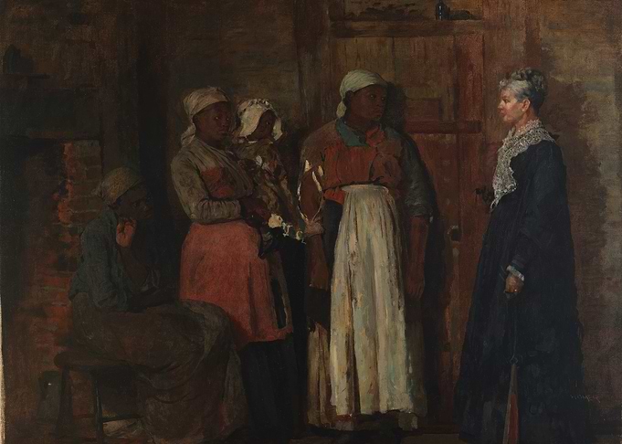 Interior Scene with Figures Painting