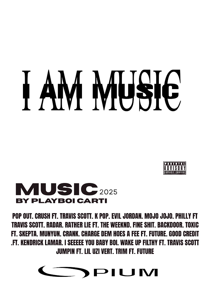 Playboi Carti - I AM MUSIC poster