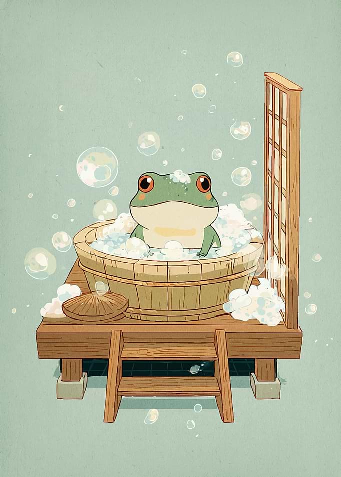 Frog Bubble Bath Animal