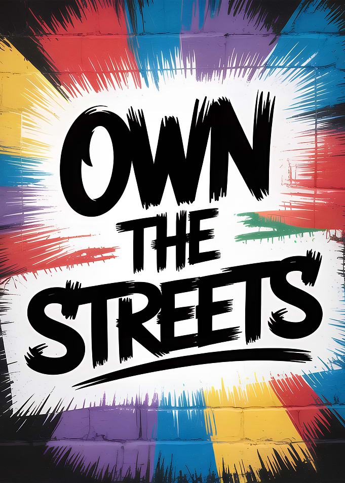 Own the Streets Graffiti Art
