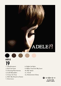 Adele 19 Album Cover poster