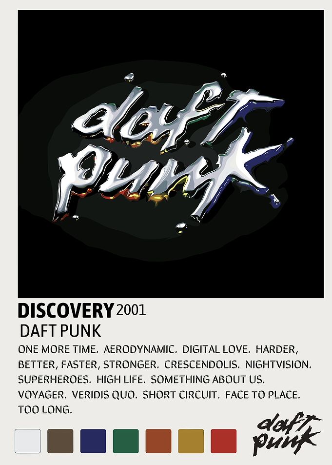 Daft Punk Discovery Album Cover