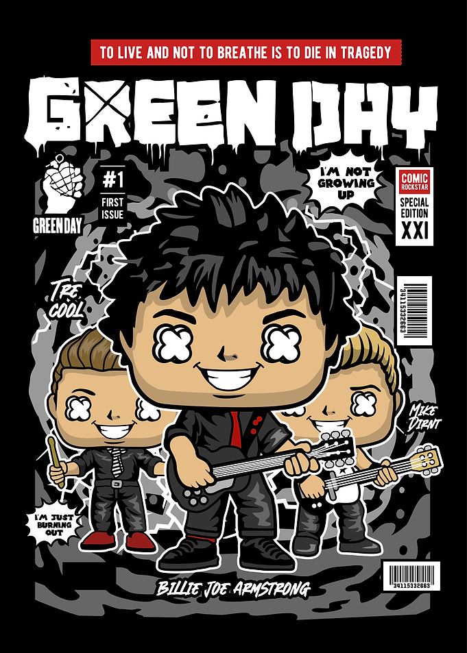 Green Day Comic Rockstar Special Edition