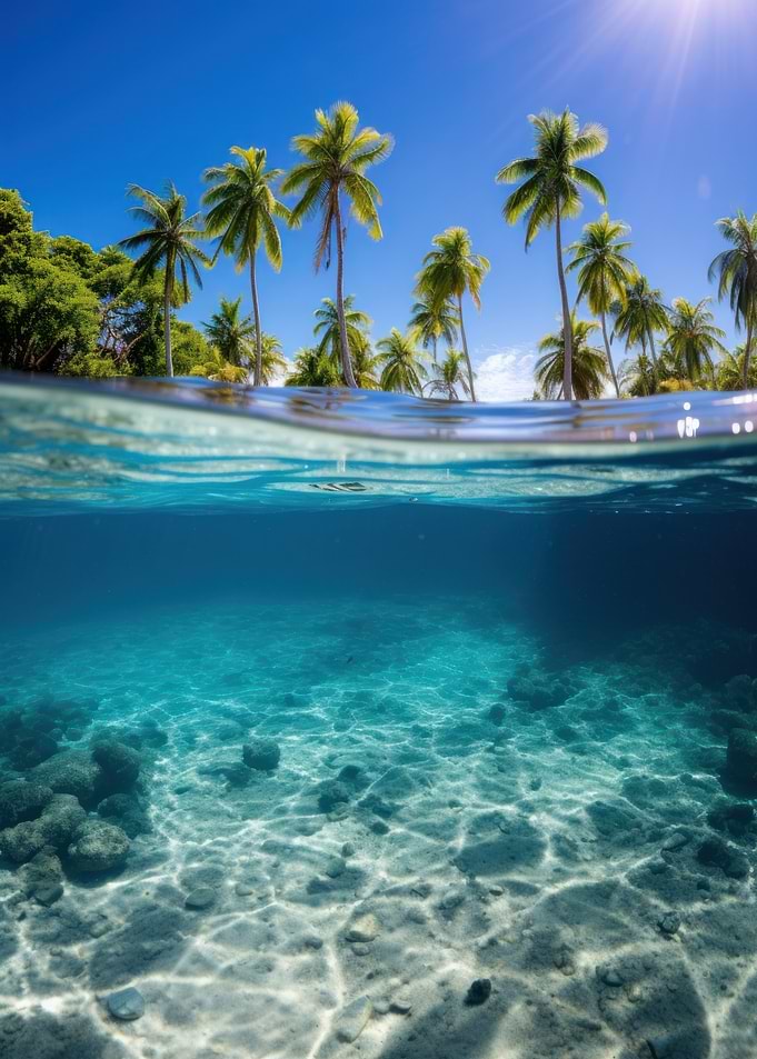 Tropical Paradise Below the Sea